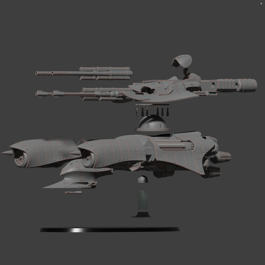 Diverging Realms - Coven - Custodians Gyrfalcon Heavy Speeder Grav Tank