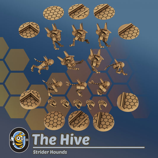 Strider Hounds x 5, Carnivore Team, The Hive