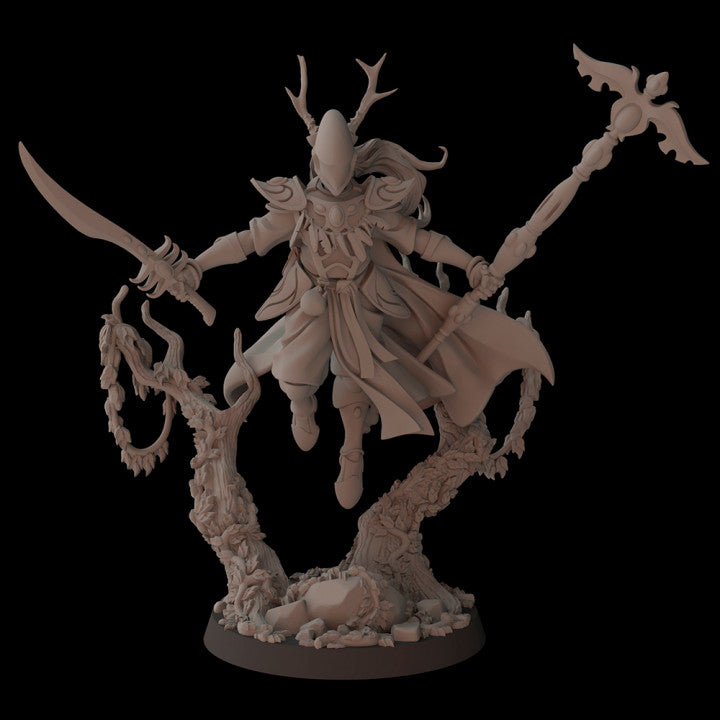 Aeterni Primeval Awakened Seer, Warlock Eldar Ones, Fantasy Cult Miniatures