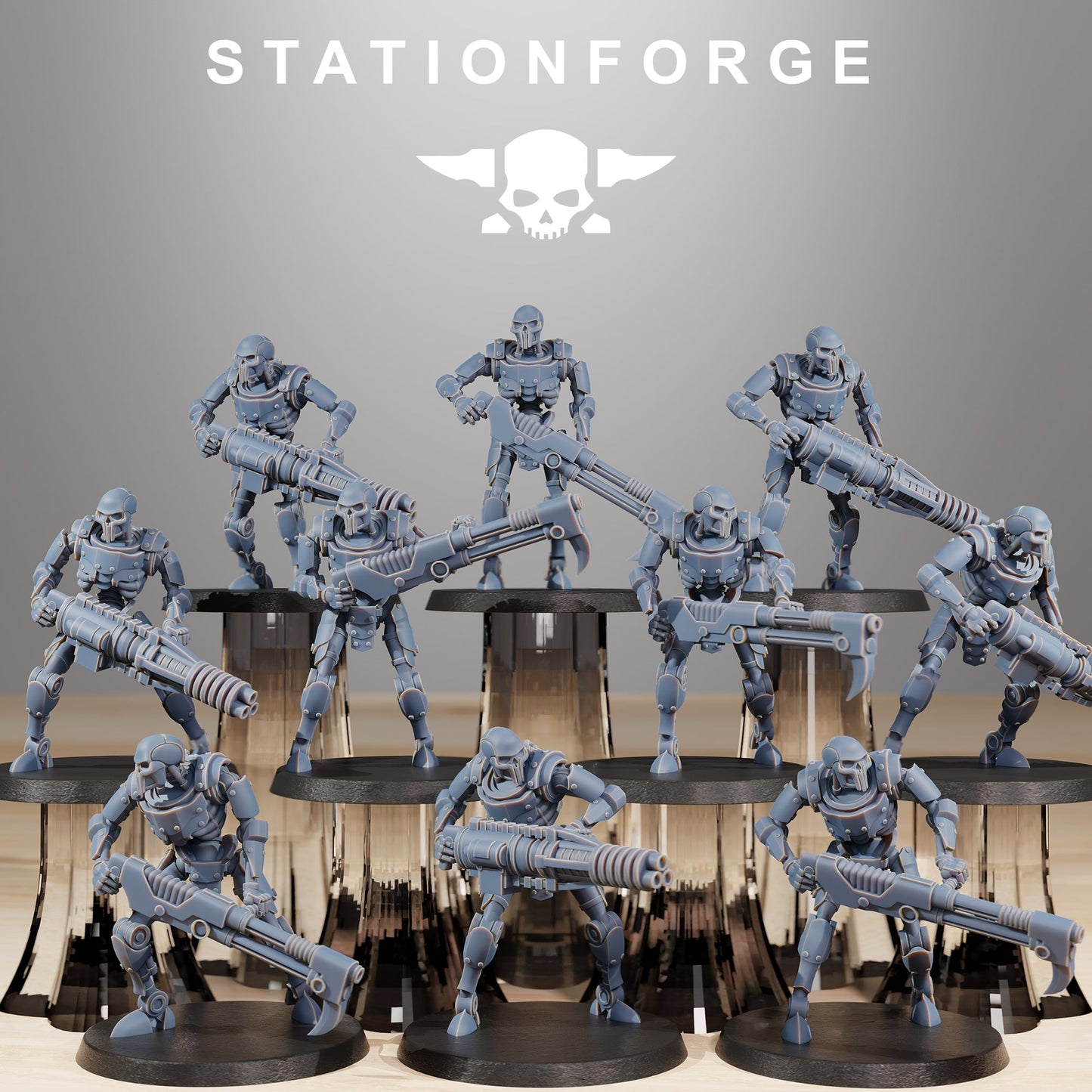 Robot Warriors of the Necro Tombs x 10, Rifles (including Scythes), Astronet X1