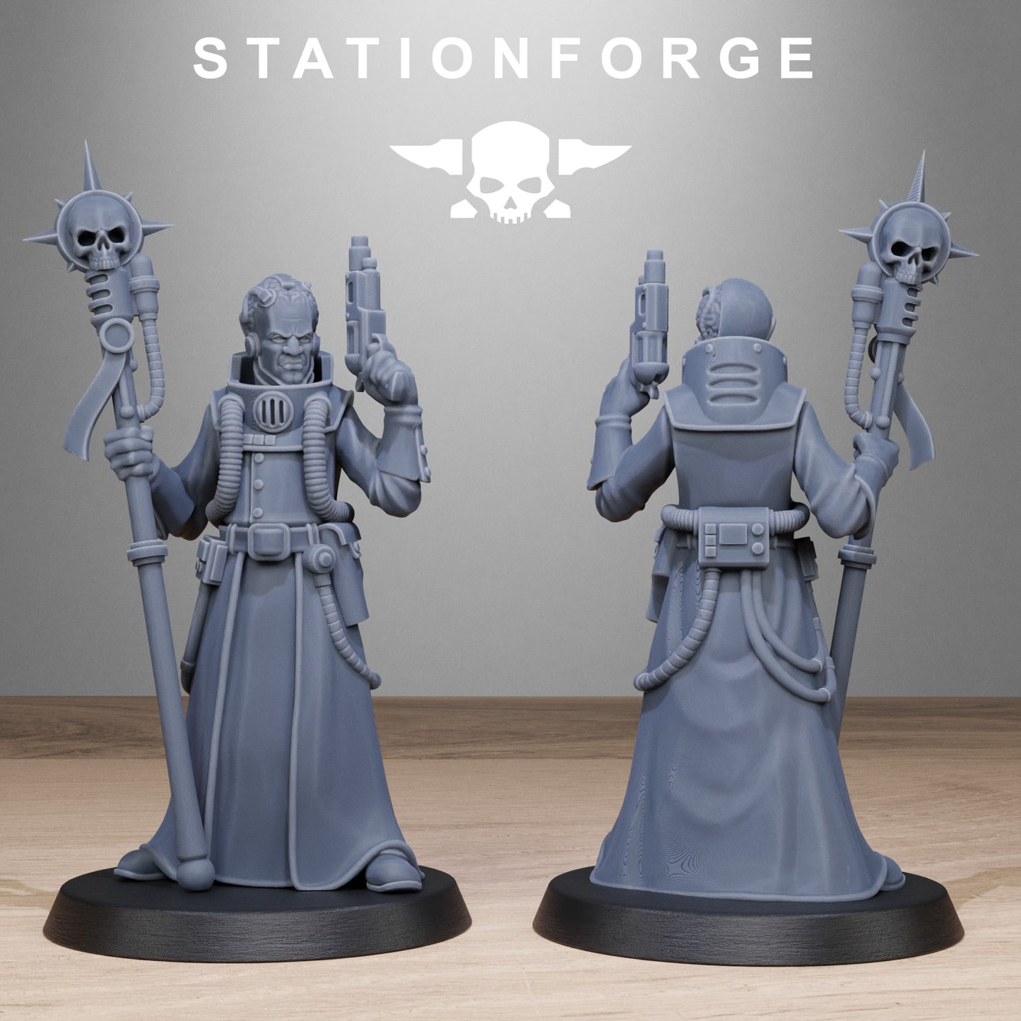Imperial Seers of the Grim Guard x 10, Death Division, Psyker Korps