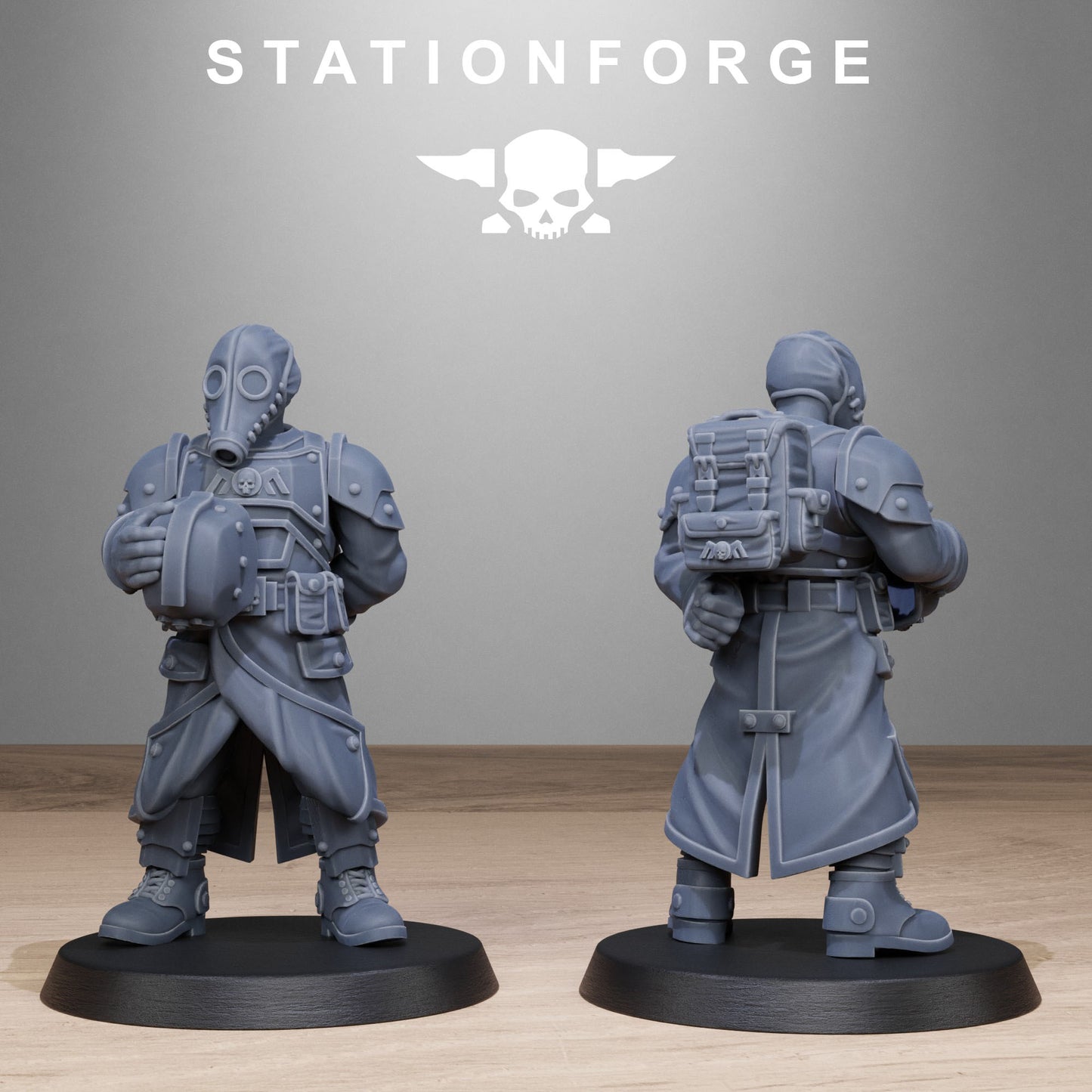 Imperial Soldiers of the Grim Guard x 10, Death Division, Vigils Korps