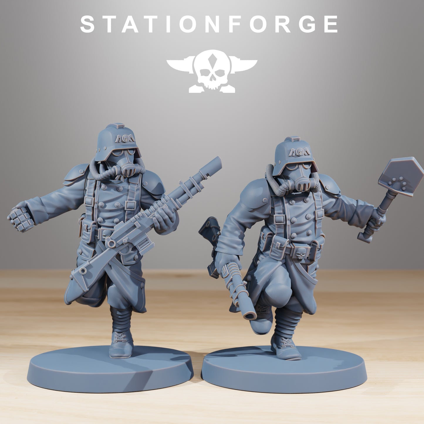 Imperial Kill Team of the Grim Guard x 10, Death Division, Acolytes Korps