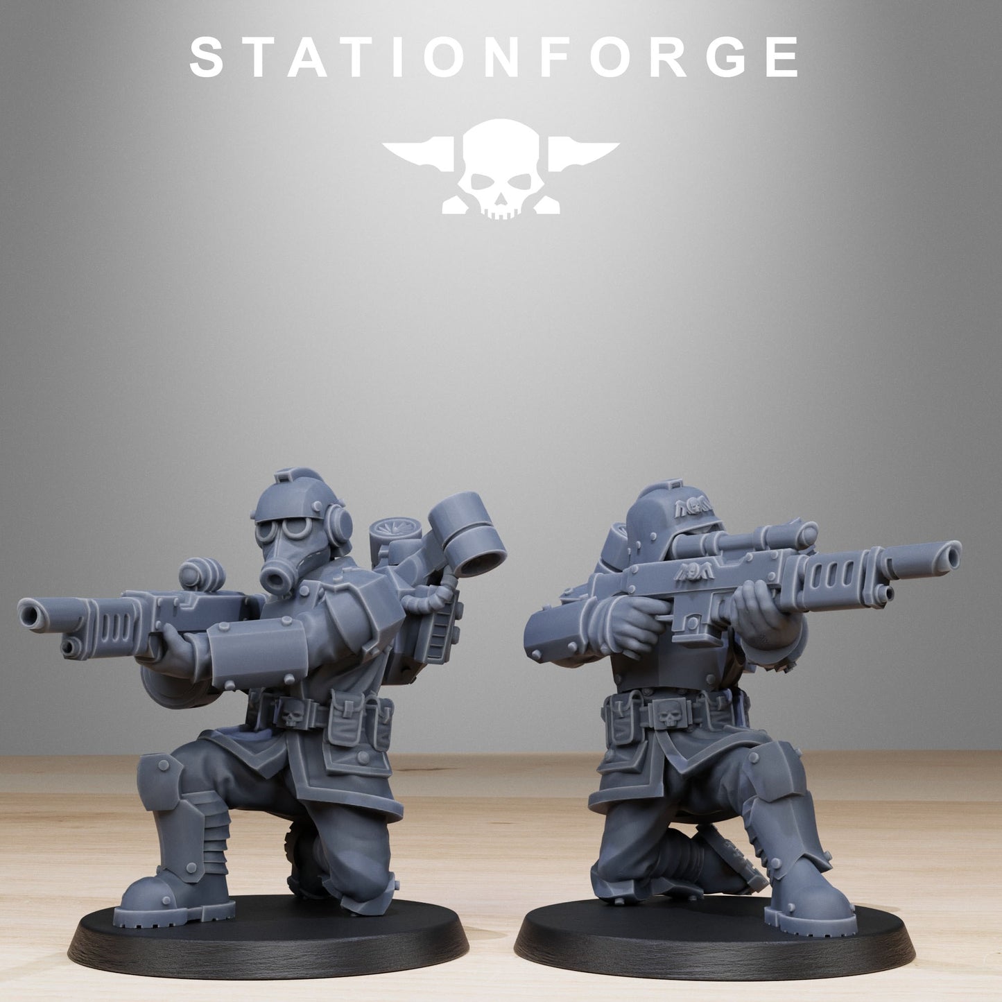 Imperial Soldiers of the Grim Guard x10, Death Division, Jump Infantry Korps