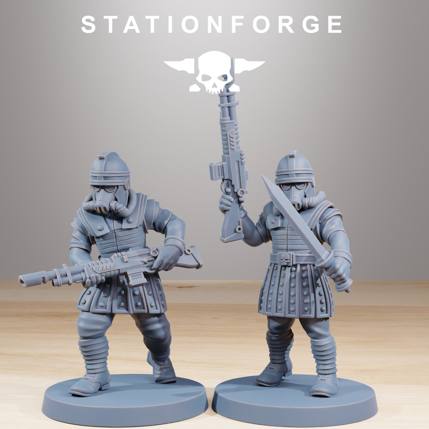 Imperial Soldiers of the Grim Guard x 12, Death Division, Vexillatio Korps