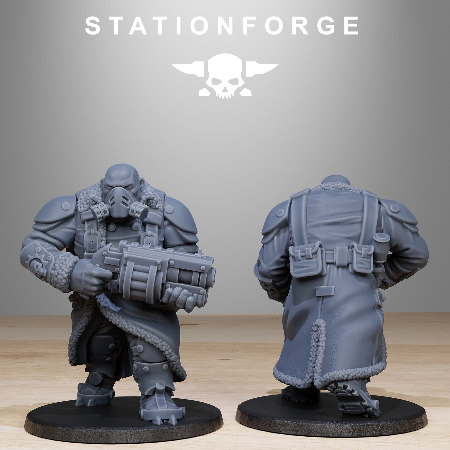 Imperial Ogres of the Grim Guard x 10, Death Division, Frostwatch Mutant Korps