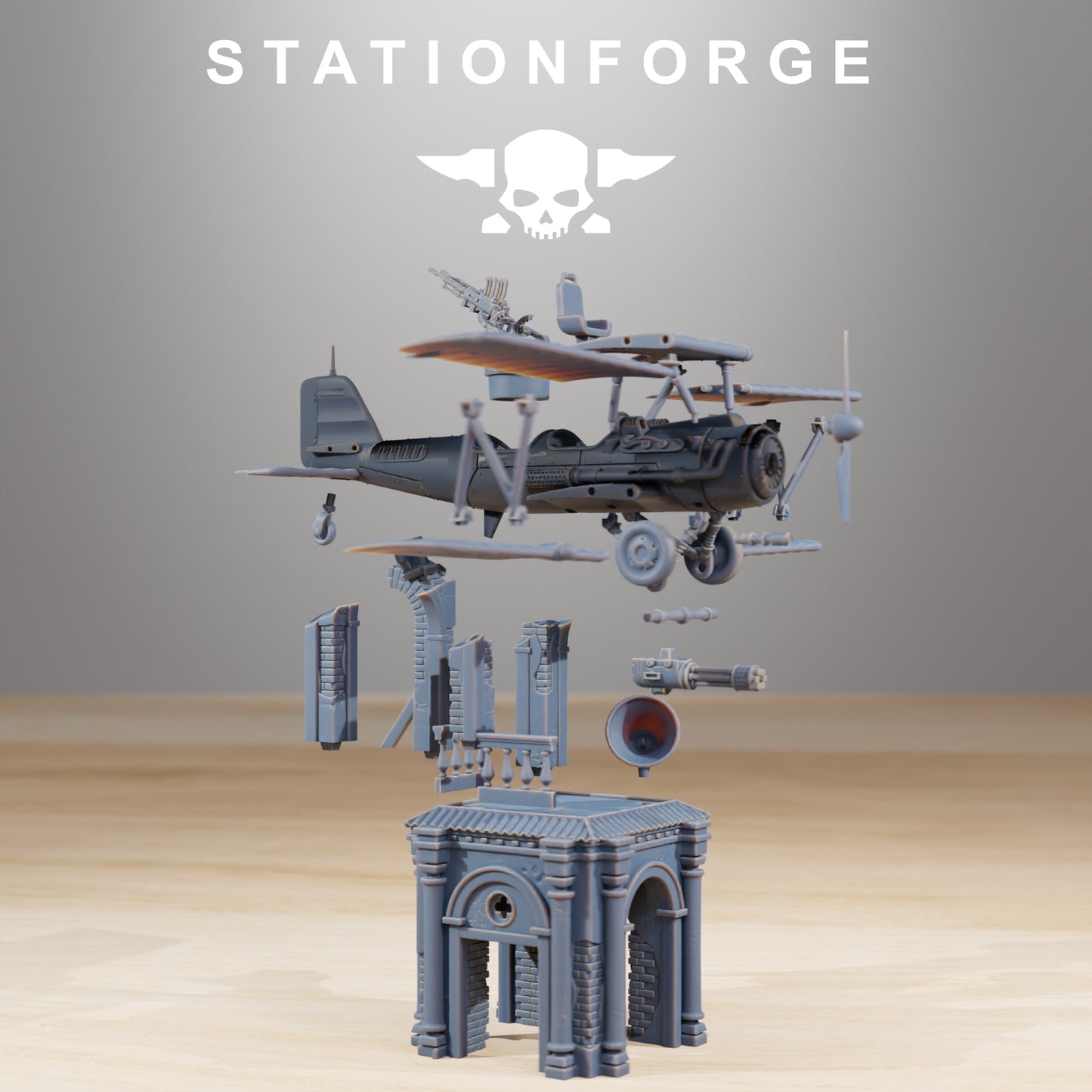 Imperial Armour of the Grim Guard - SF-14A Biplane Fighter Division, Air Korps
