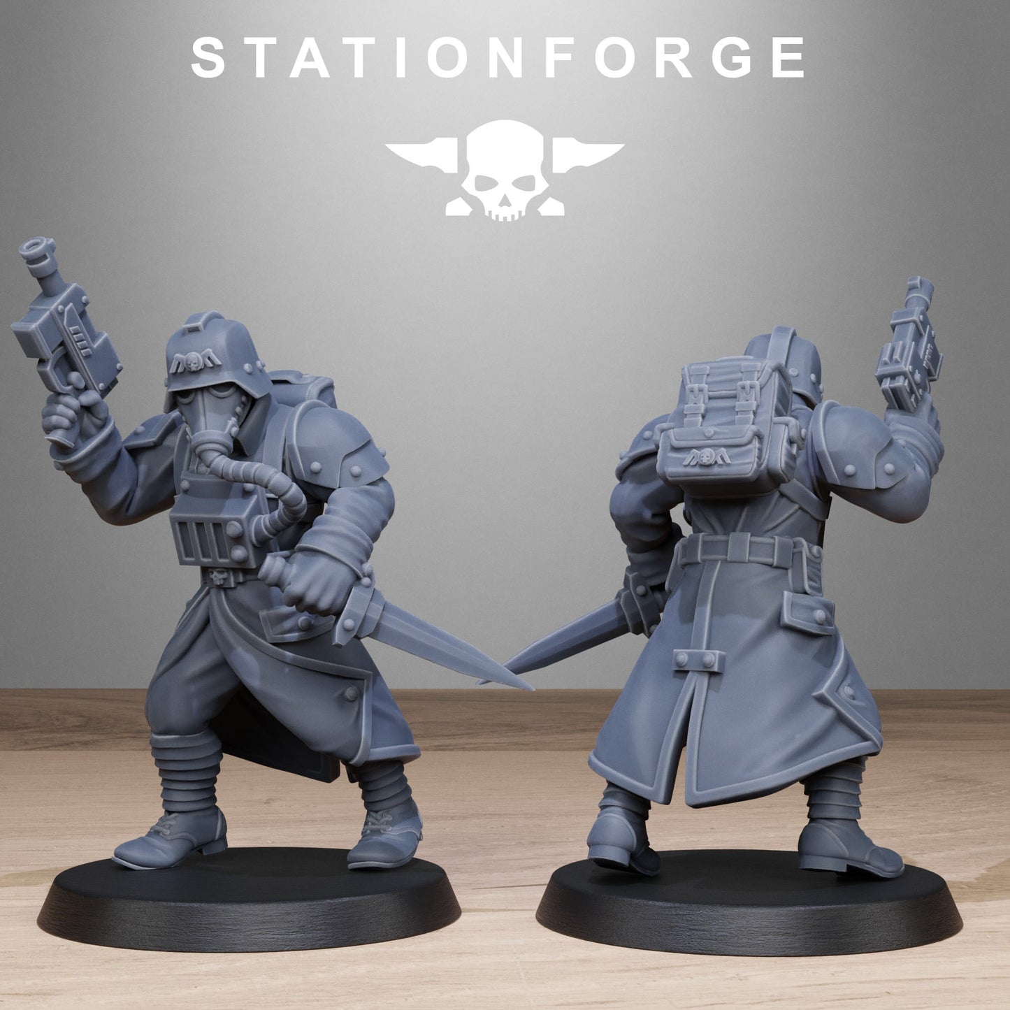 Imperial Soldiers of the Grim Guard x 10, Death Division, Vigils Korps