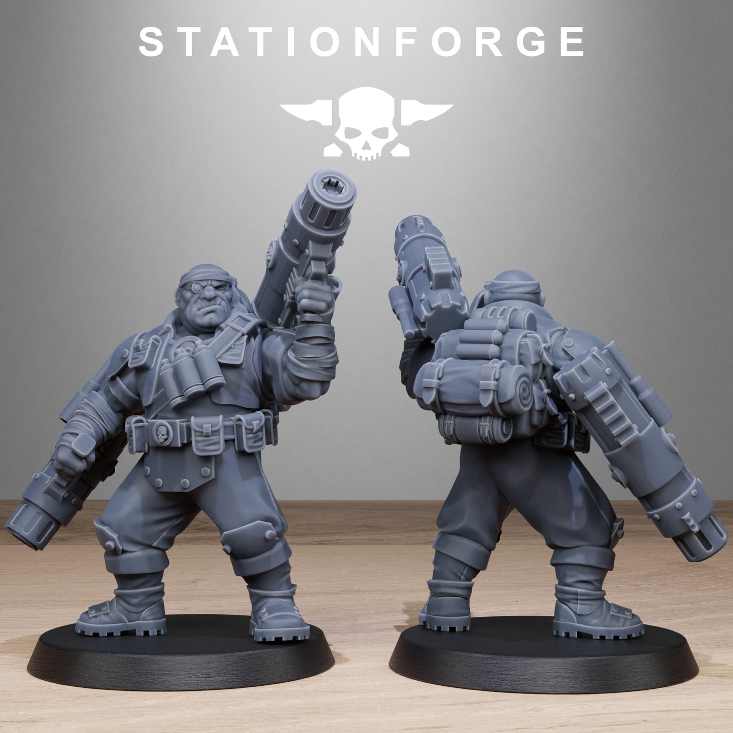 Imperial Ogres of the Grim Guard x 3, Death Division, Jungle Mutant Korps