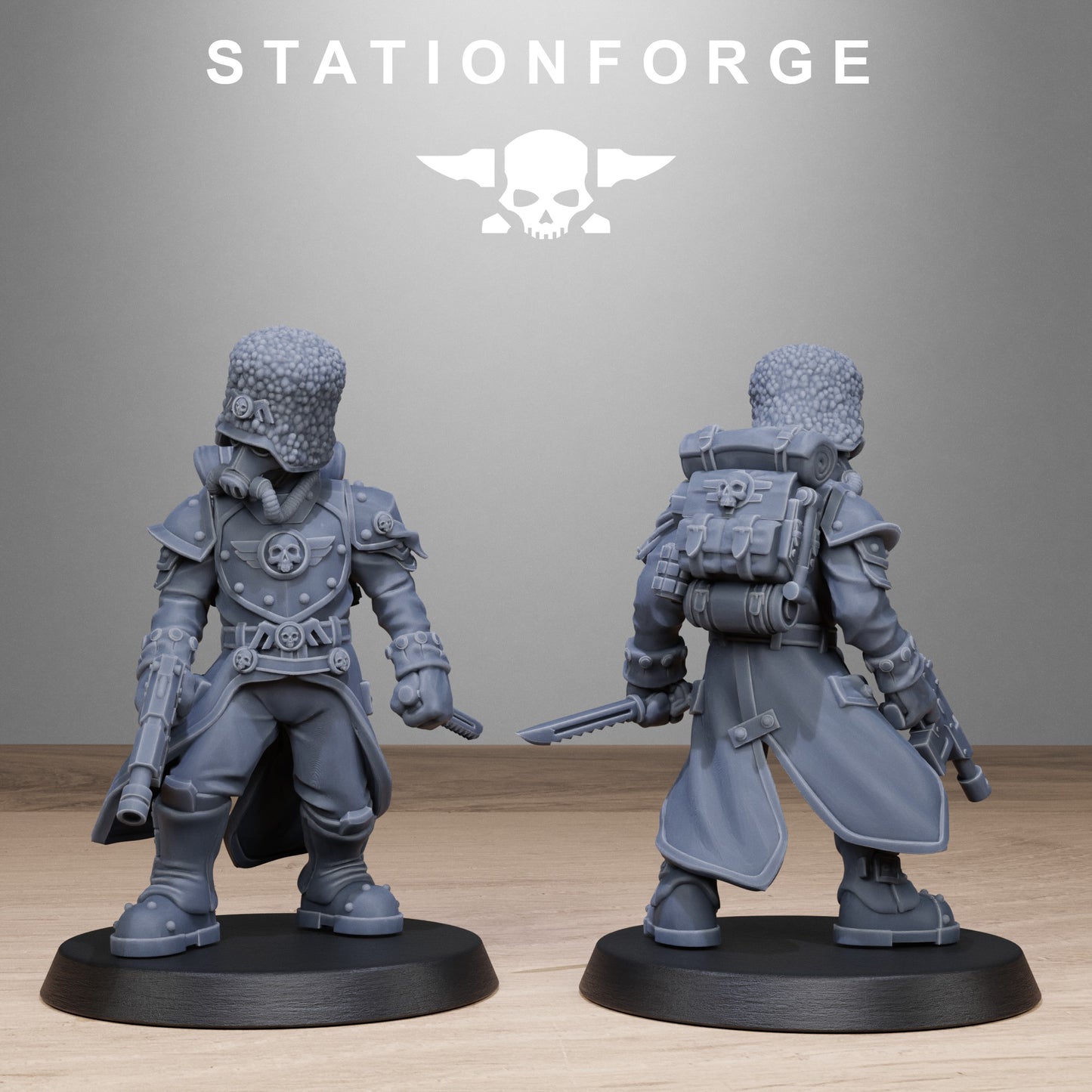 Imperial Soldiers of the Grim Guard x 10, Death Division, Royal Firstborn Korps