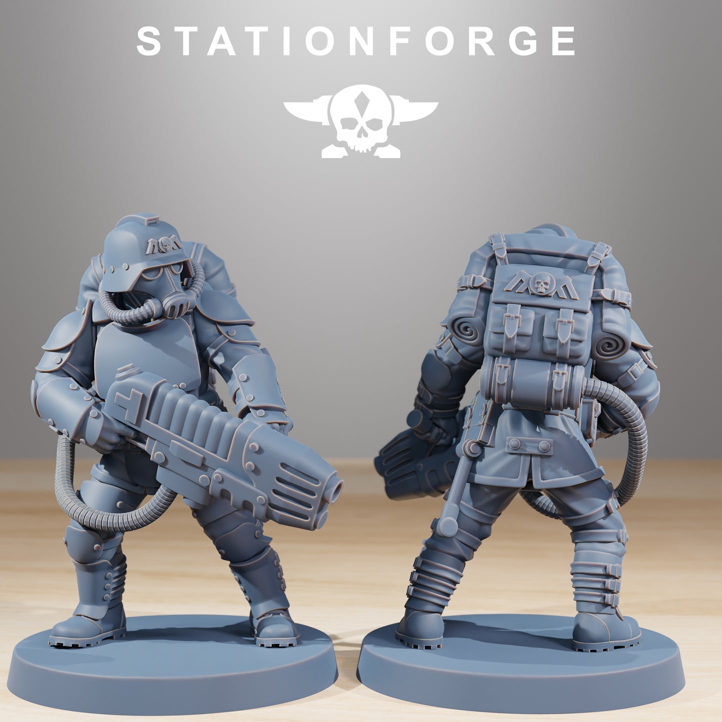 Imperial Kill Team of the Grim Guard x 10, Death Division, Ironclad Korps