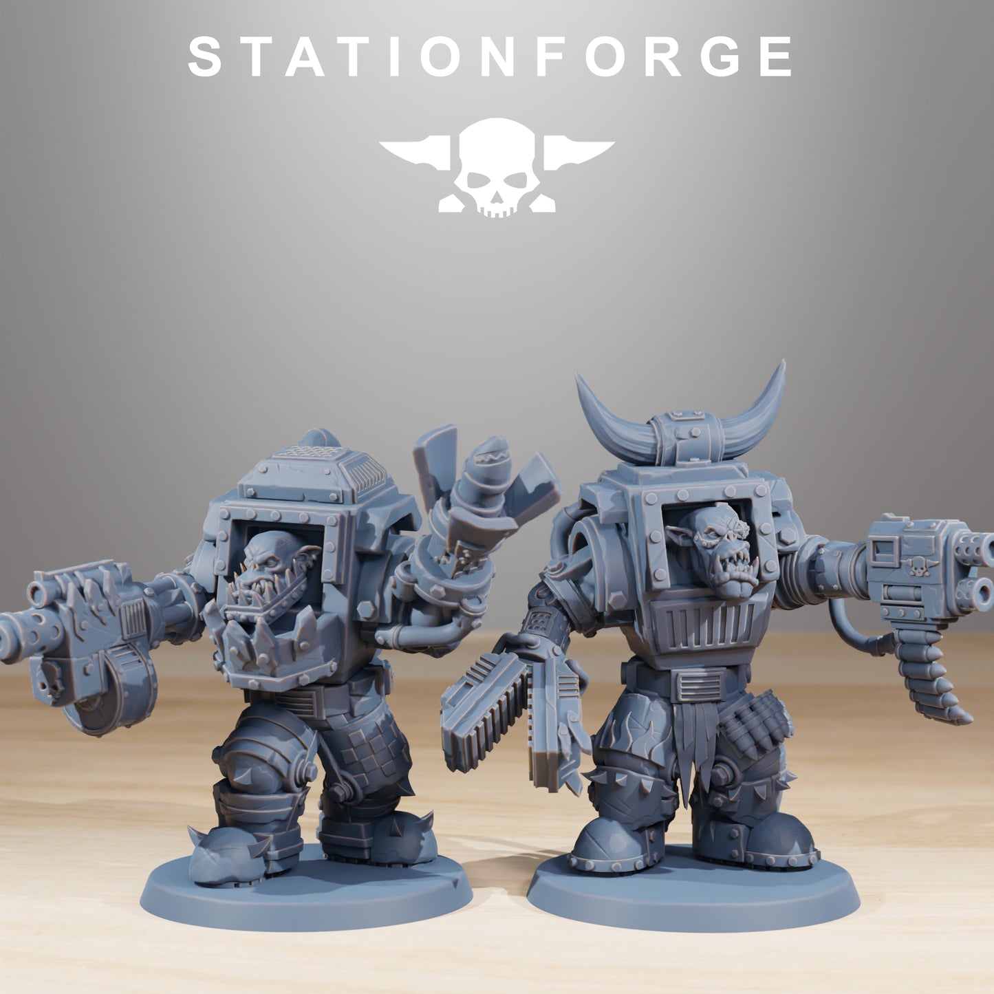 Orkaz Steelbrutes - Orc Mega Armour Nobs