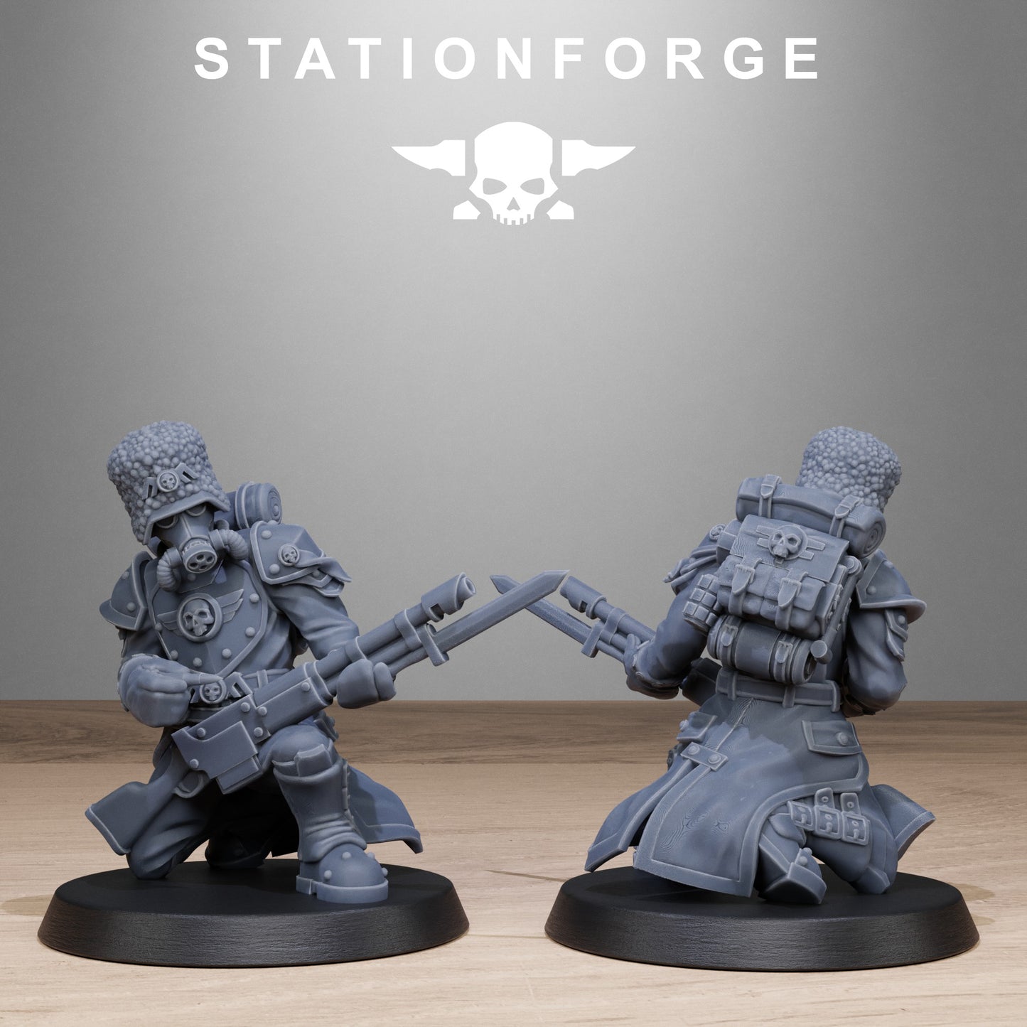 Imperial Soldiers of the Grim Guard x 10, Death Division, Royal Firstborn Korps