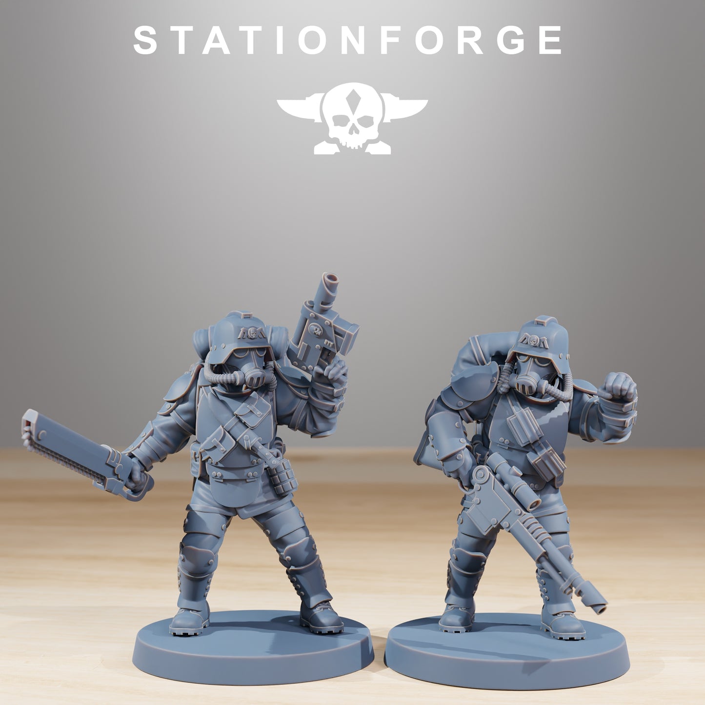 Imperial Kill Team of the Grim Guard x 10, Death Division, Ironclad Korps