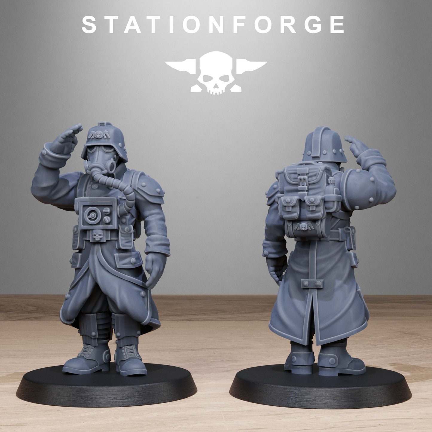 Imperial Soldiers of the Grim Guard x 10, Death Division, Vigils Korps