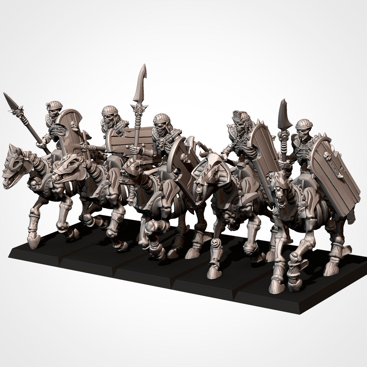 Armies of the Sand - Heavy Skeleton Cavalry x 5, Tomb Guards, Kings Horsemen