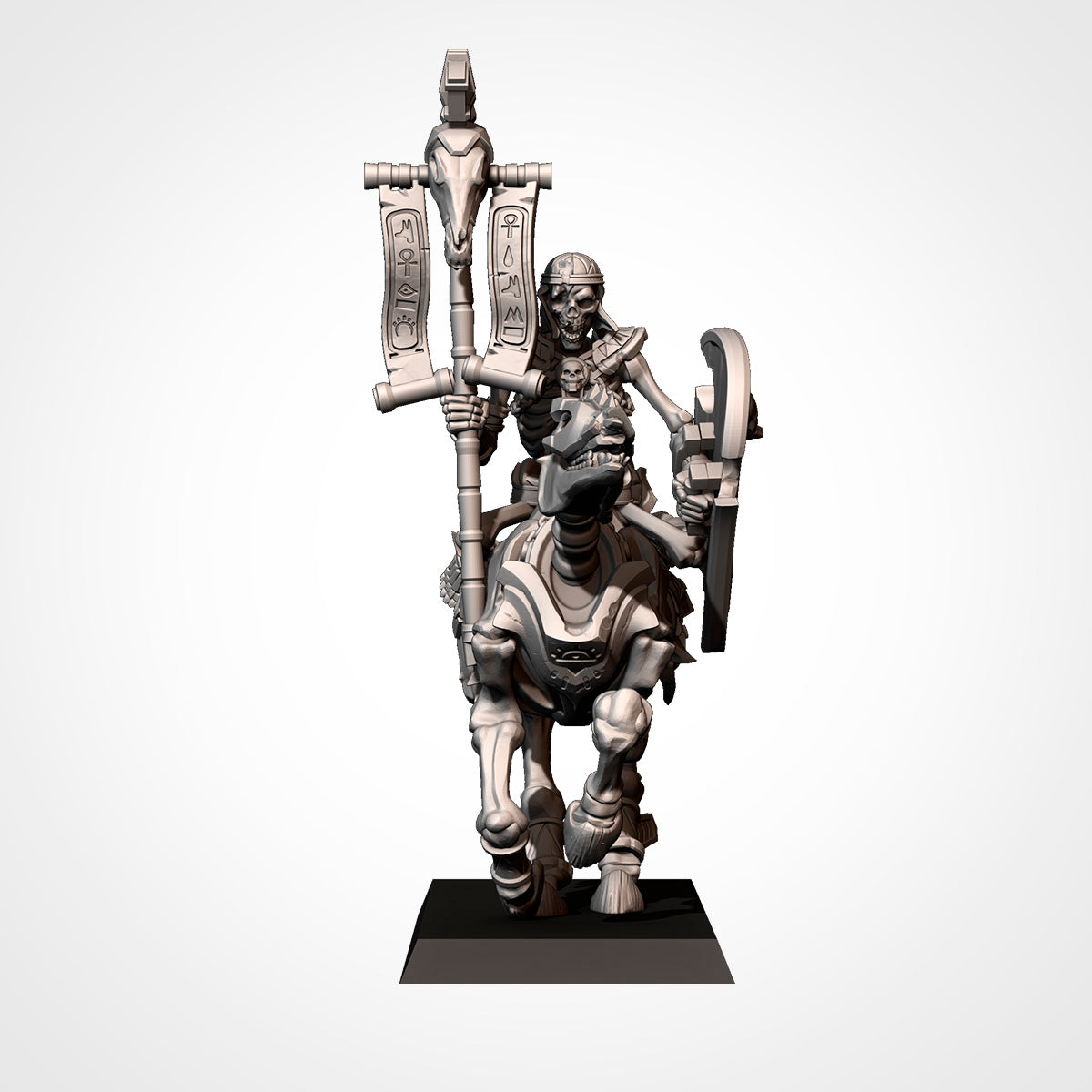 Armies of the Sand - Heavy Skeleton Cavalry x 5, Tomb Guards, Kings Horsemen