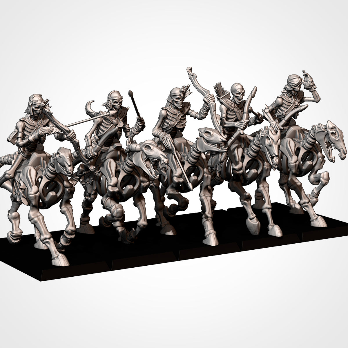 Armies of the Sand - Light Skeleton Cavalry x 5, Tomb Archers, Kings Horsemen
