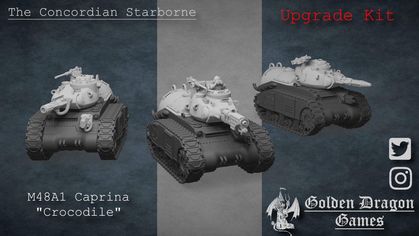 Crocodile Caprina - Imperial Flame Tank of the Starbourne Guard, Hell Division