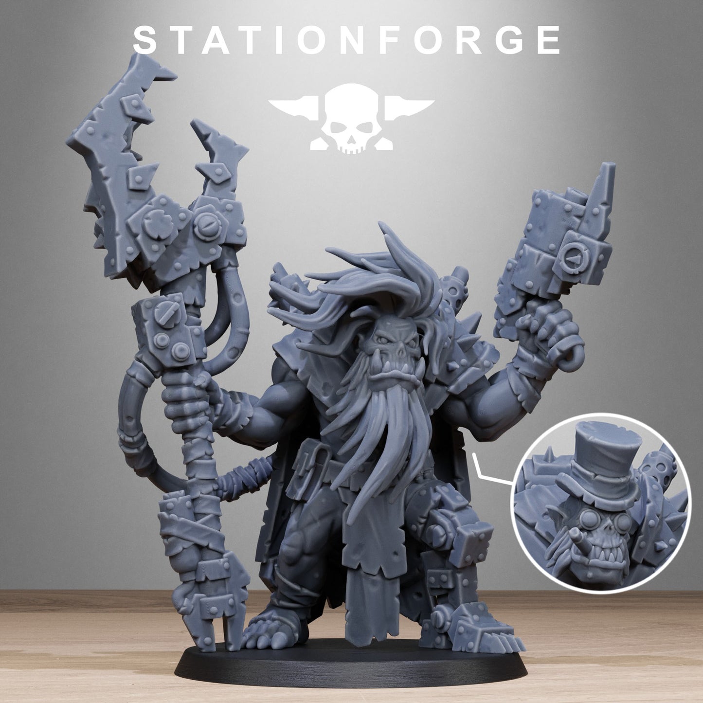 Orkaz Madman Boss, Brainboy, Stationforge