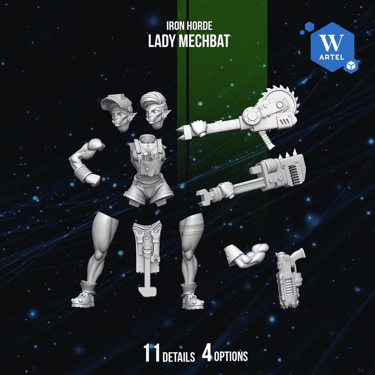 Artel W, Iron Horde, Lady Mechbat, Orc Mechanic