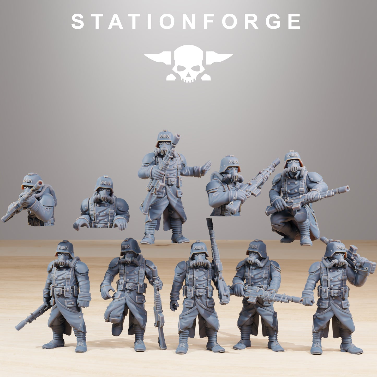 Imperial Transport Tank of the Grim Guard, Death Division, Russ Korps, Crew Only