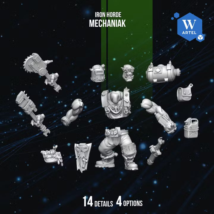 Artel W, Iron Horde, Mechaniak, Big Mec, Orc