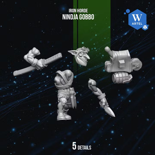 Artel W, Iron Horde, Nindja Gobbo, Orc Commando, Ninja