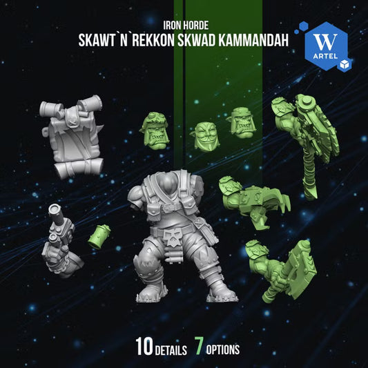Artel W, Iron Horde, Skawt’n’Rekkon Skwad Kammandah, Orc Commando Boss
