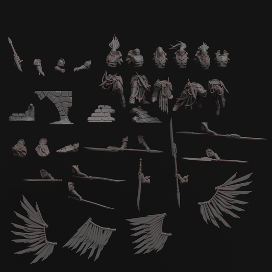 Diverging Realms - Vestalian Guard Custodian, Watchers x 5