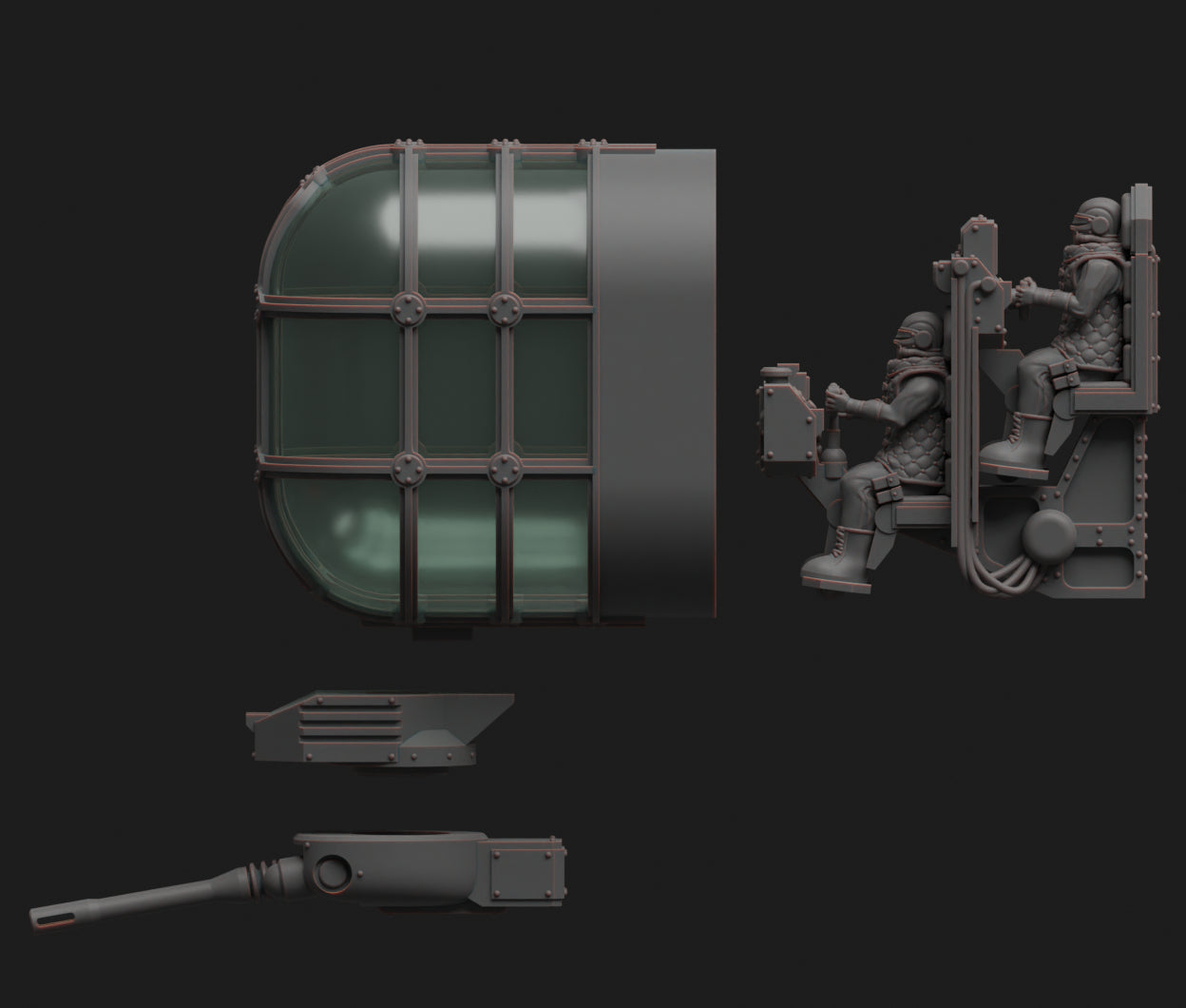Imperial Airship of the Auxilia, Thrush Lander Gunship