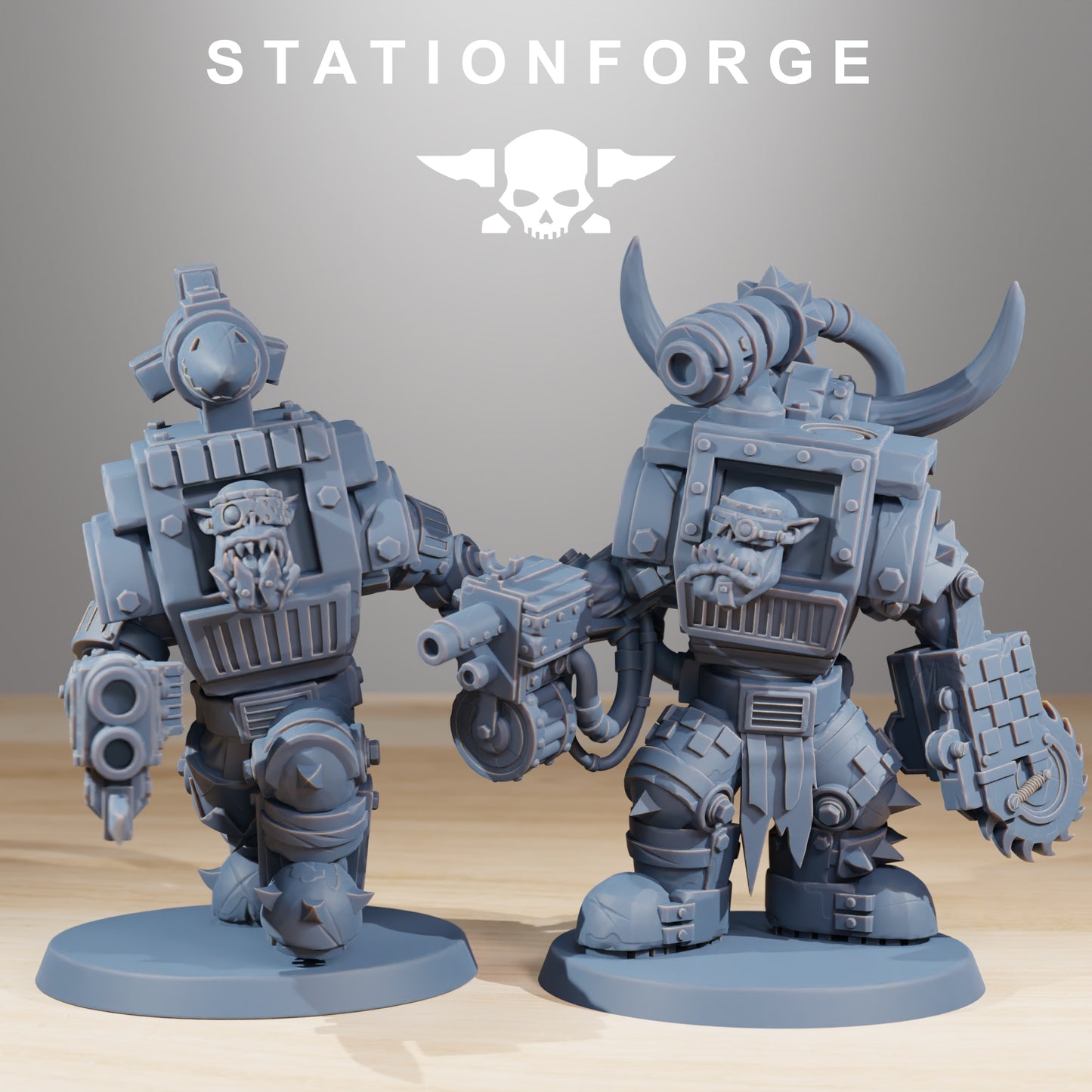 Orkaz Steelbrutes - Orc Mega Armour Nobs