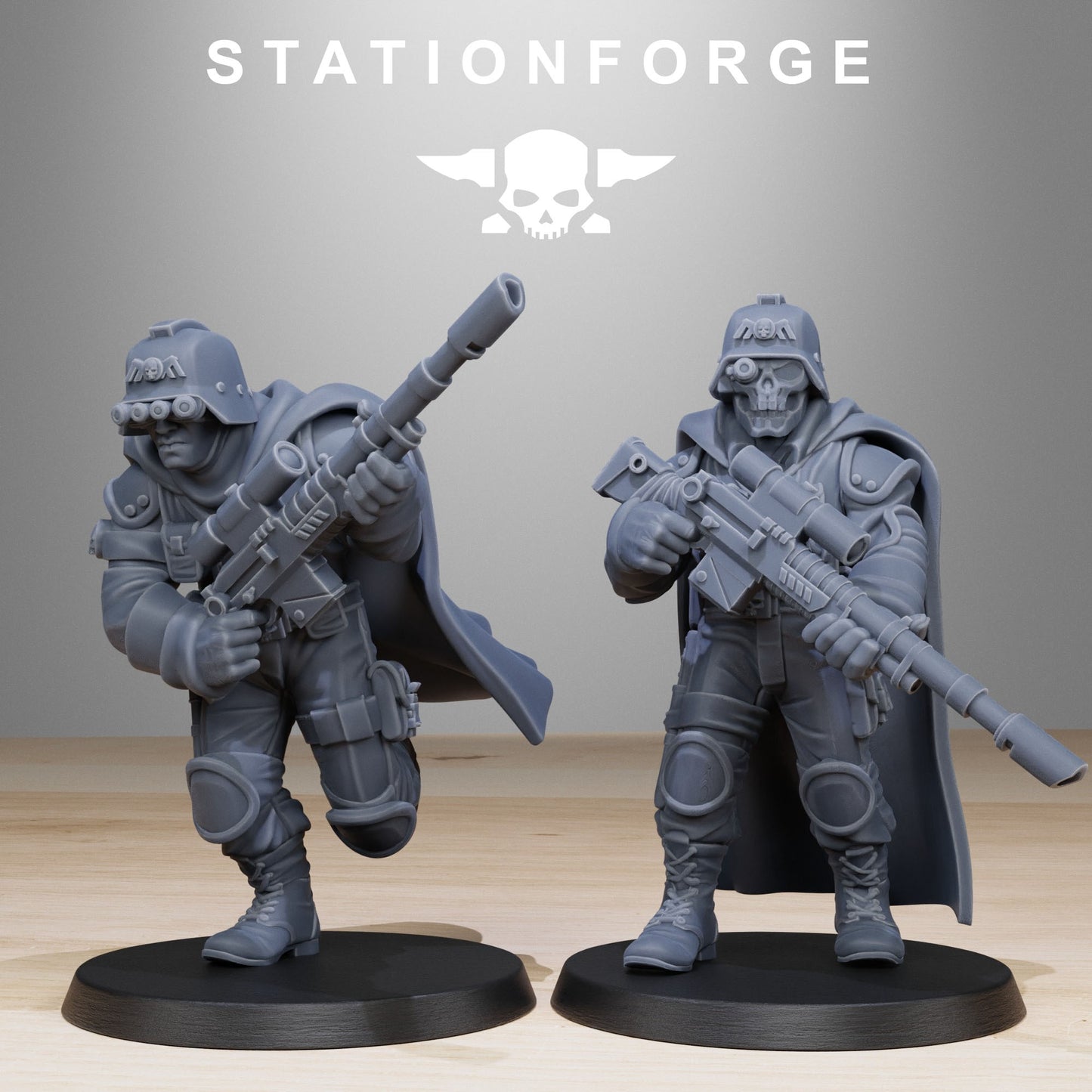 Imperial Marksmen of the Grim Guard x 10, Death Division, Sniper Korps Unit 2