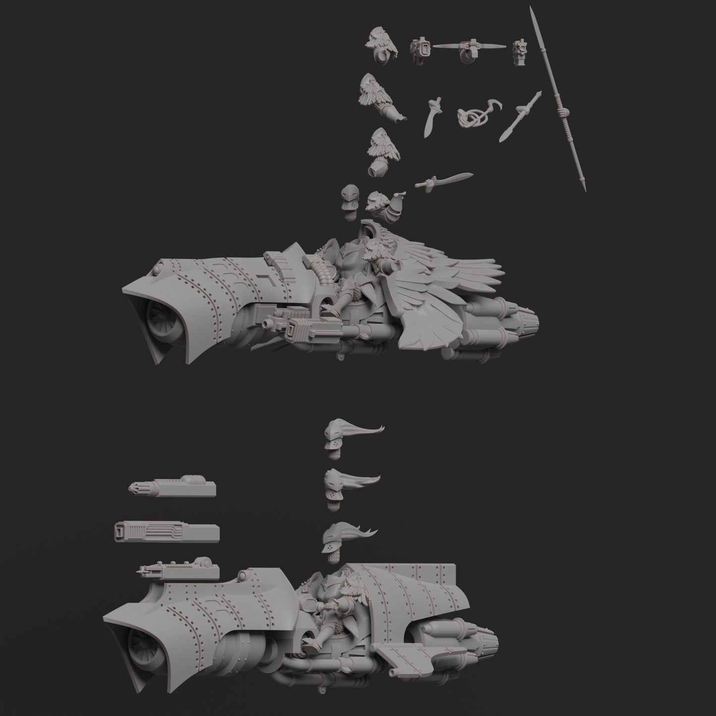 Diverging Realms - Sisters of the Coven Pursuer Eagle Jetbike Squadron 2.0 x 3