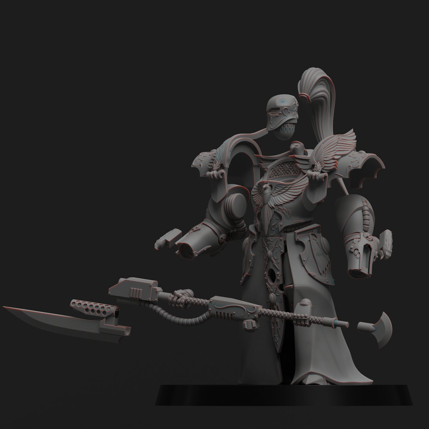 Diverging Realms - White Tower Guard Custodians - Vestalian Chamberlains x 5