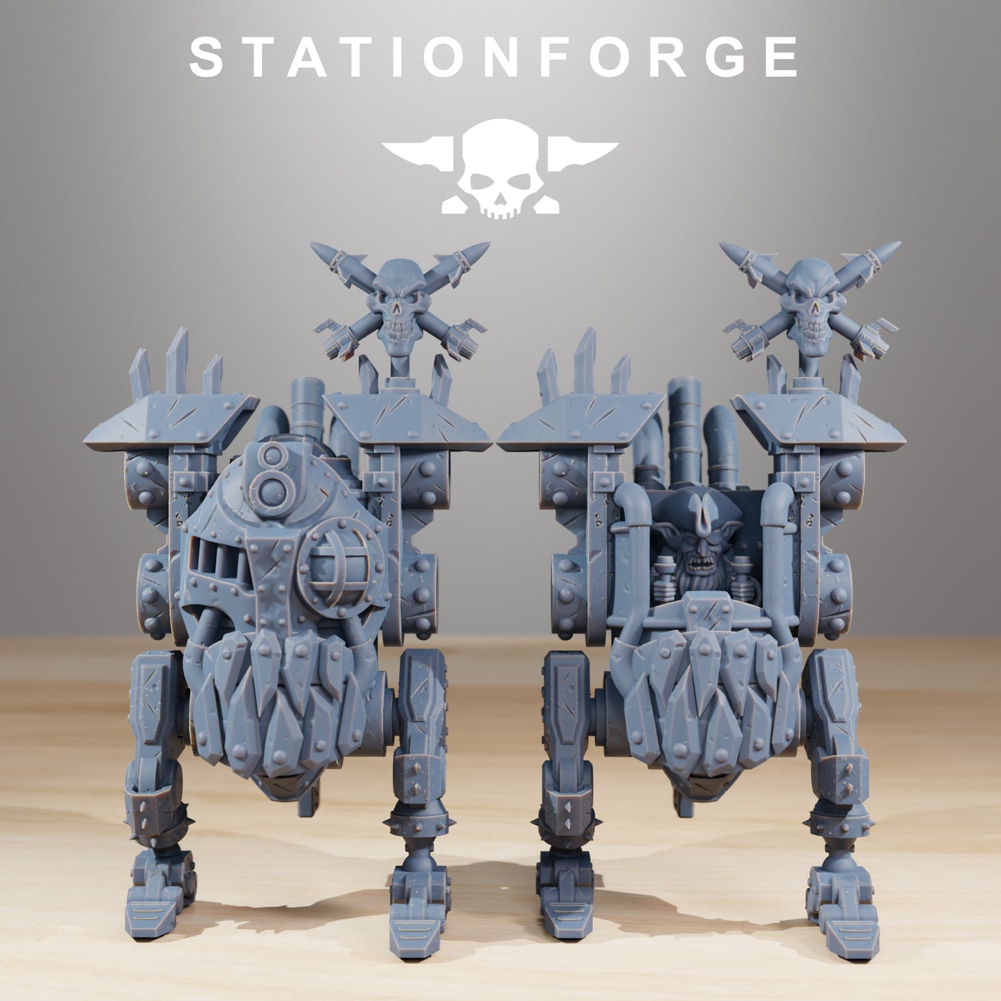 Orc Gob Pirate Bots, Killer Division, with crew x4