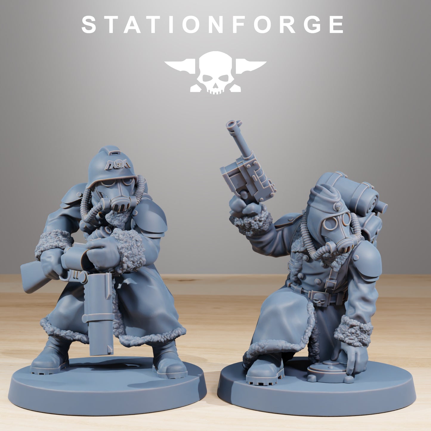 Imperial Soldiers of the Grim Guard x 10, Death Division, Frostwatch Korps