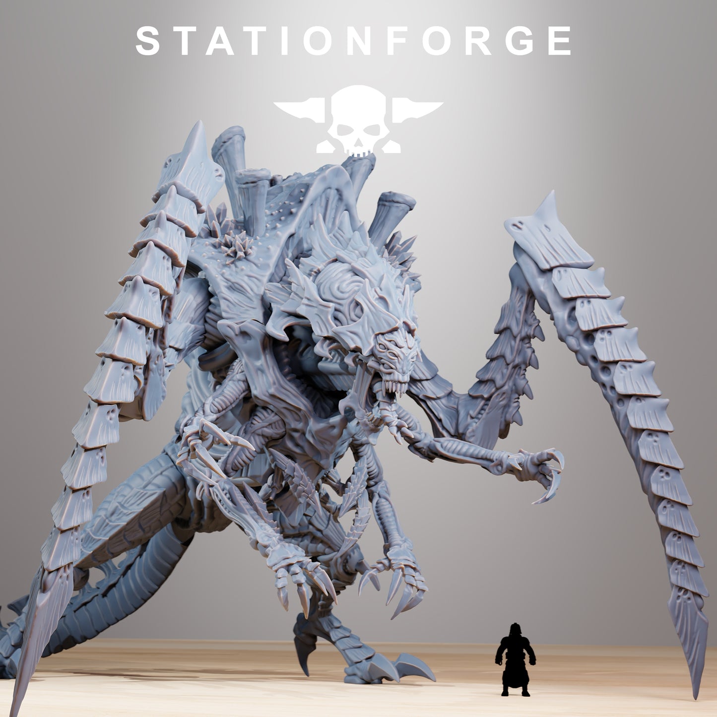 Xenarid Queen, Leviathan Fleet, Hive Bug Titan, Option 2 (without sack)