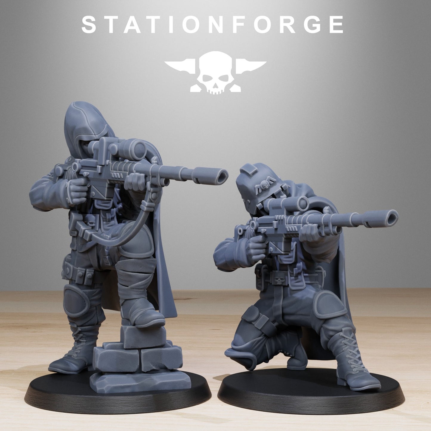 Imperial Marksmen of the Grim Guard x 10, Death Division, Sniper Korps Unit 2