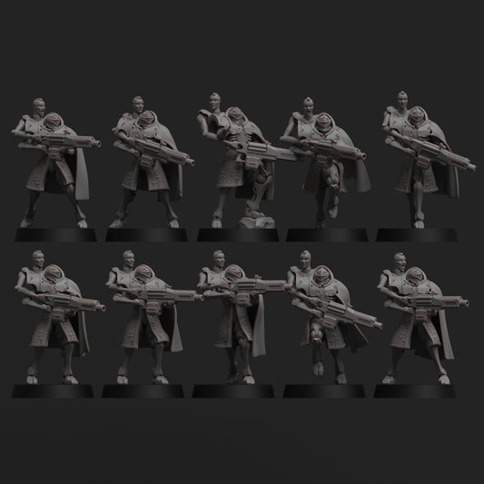 Diverging Realms - Auxillia - Hoplites - Creche Titan Guard x 10