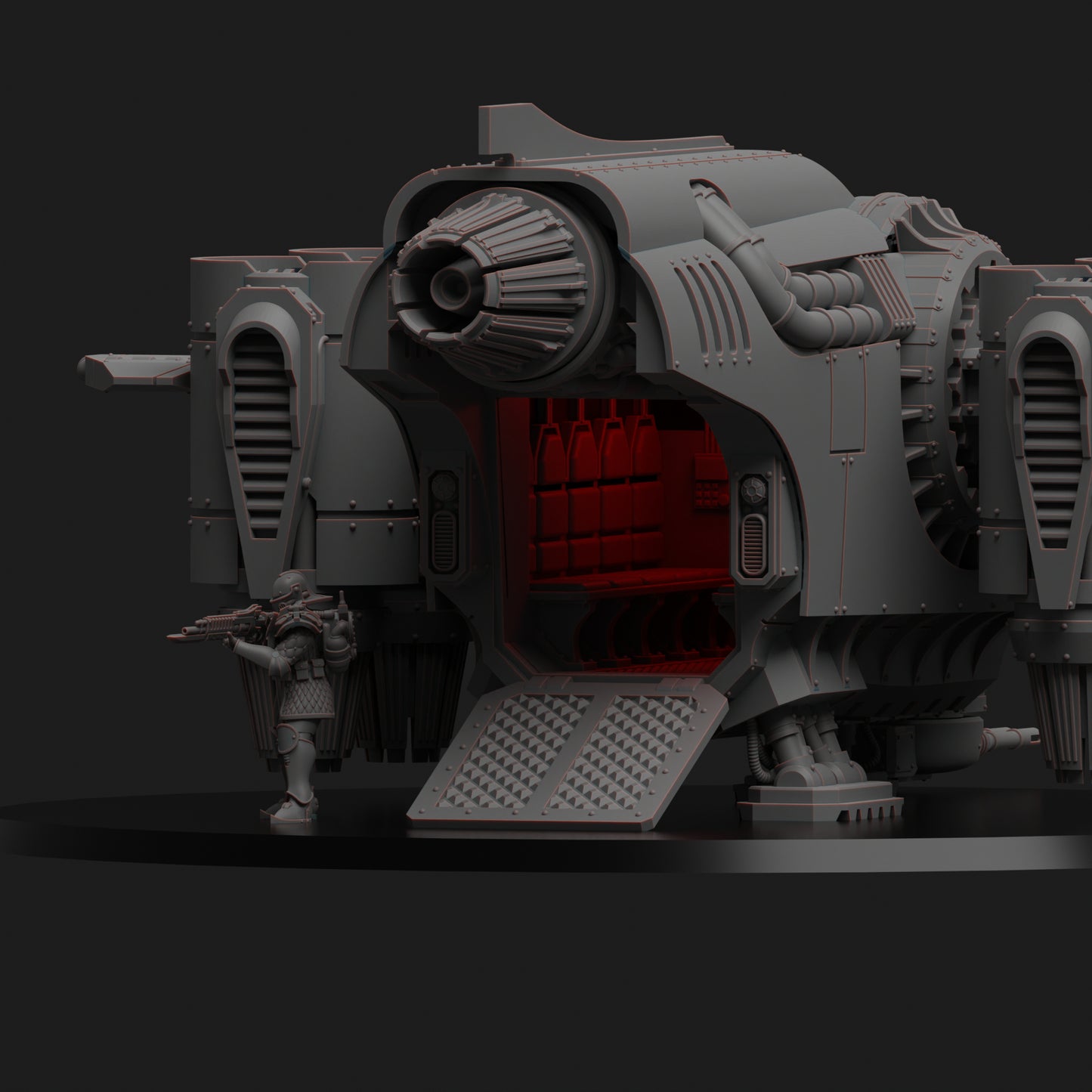 Imperial Airship of the Auxilia, Thrush Lander Gunship