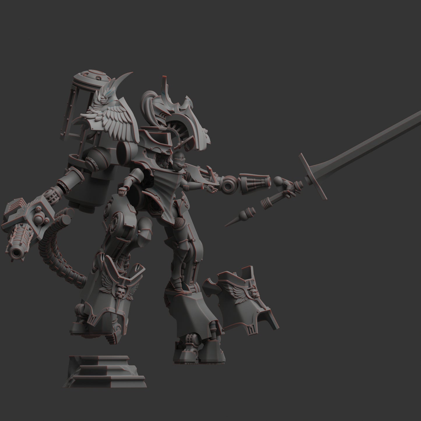 Diverging Realms - Sisters of the Coven, Ancillae Exosuits, Paragon Squad x 3