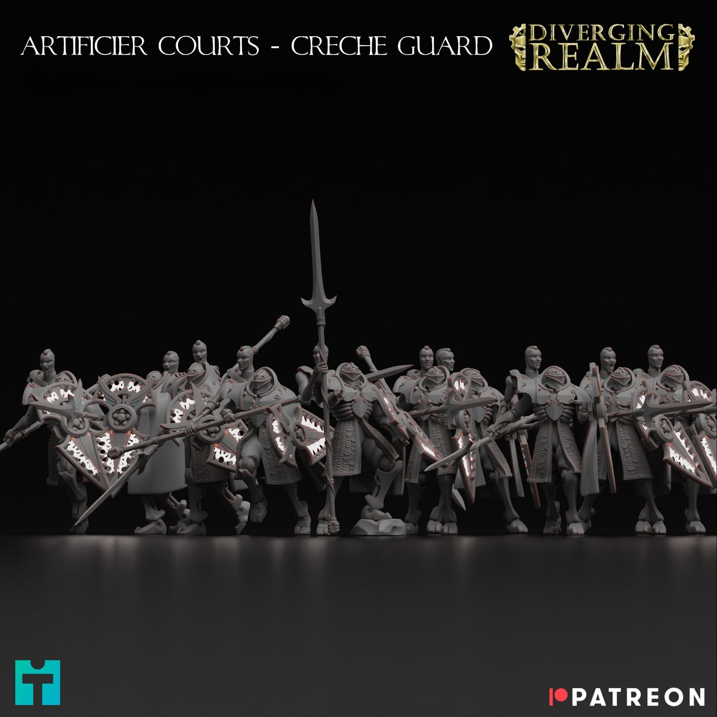 Diverging Realms - Auxillia - Hoplites - Creche Titan Guard x 10