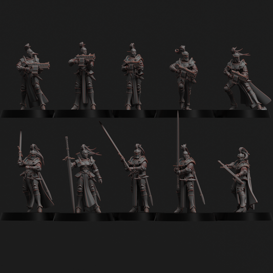 Diverging Realms - Sisters of the Coven, Protector Battle Squad x 10