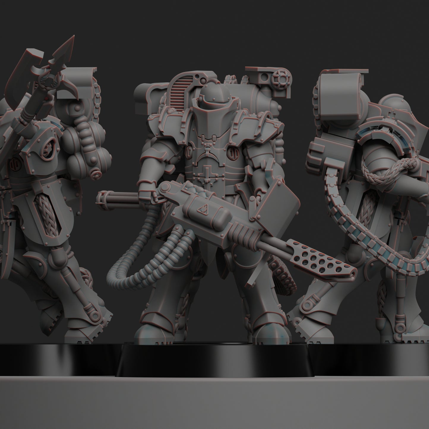 Diverging Realms - Auxilia - Special Weapons Squad - Gateway Wardens x 5