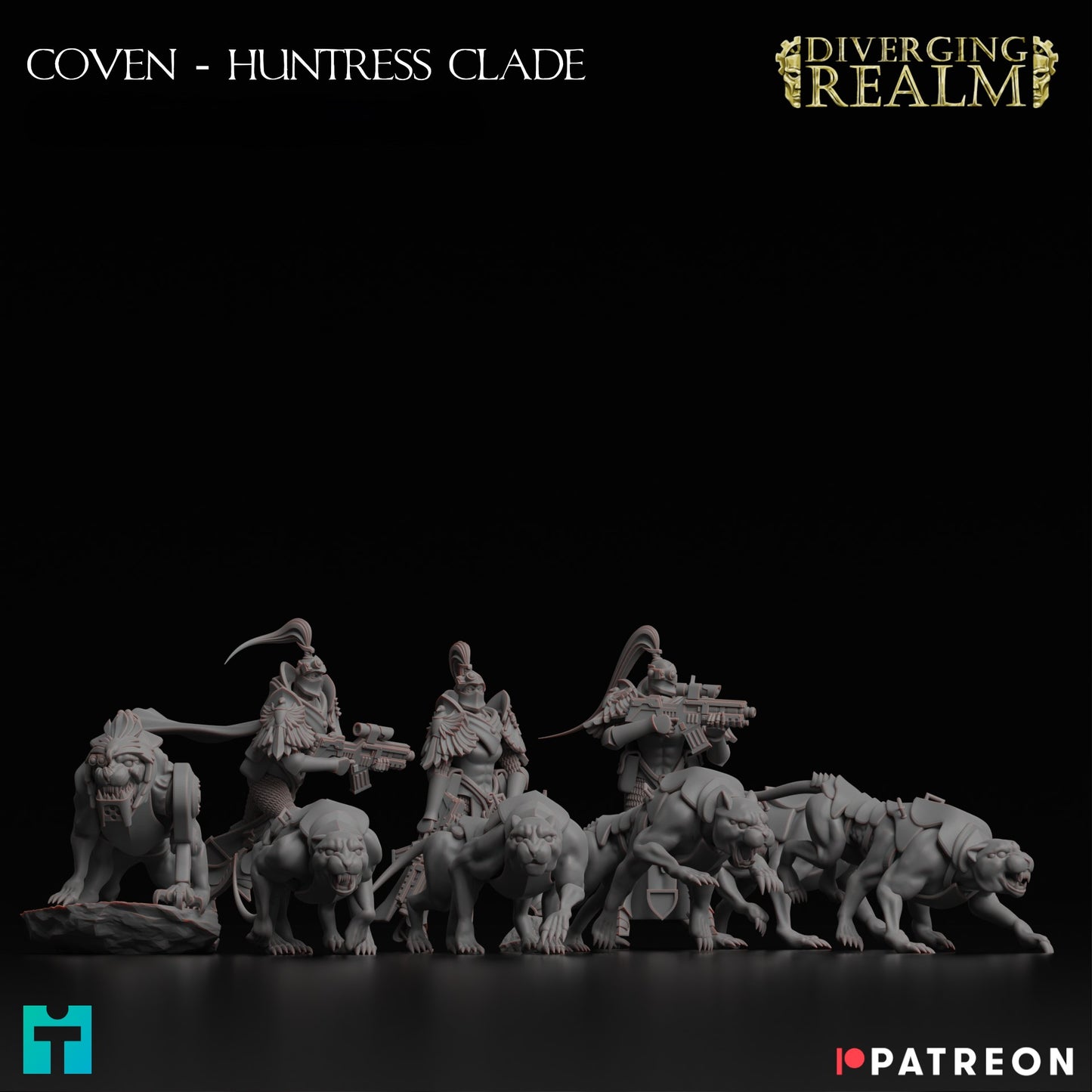 Diverging Realms - Sisters of the Coven Huntress Clade