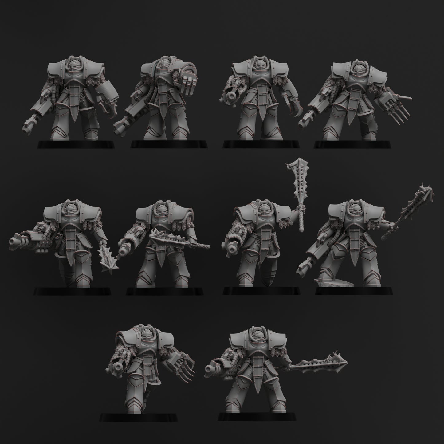Diverging Realms - Scions - Crimson Martyr Traitors x 5 Lords of Night