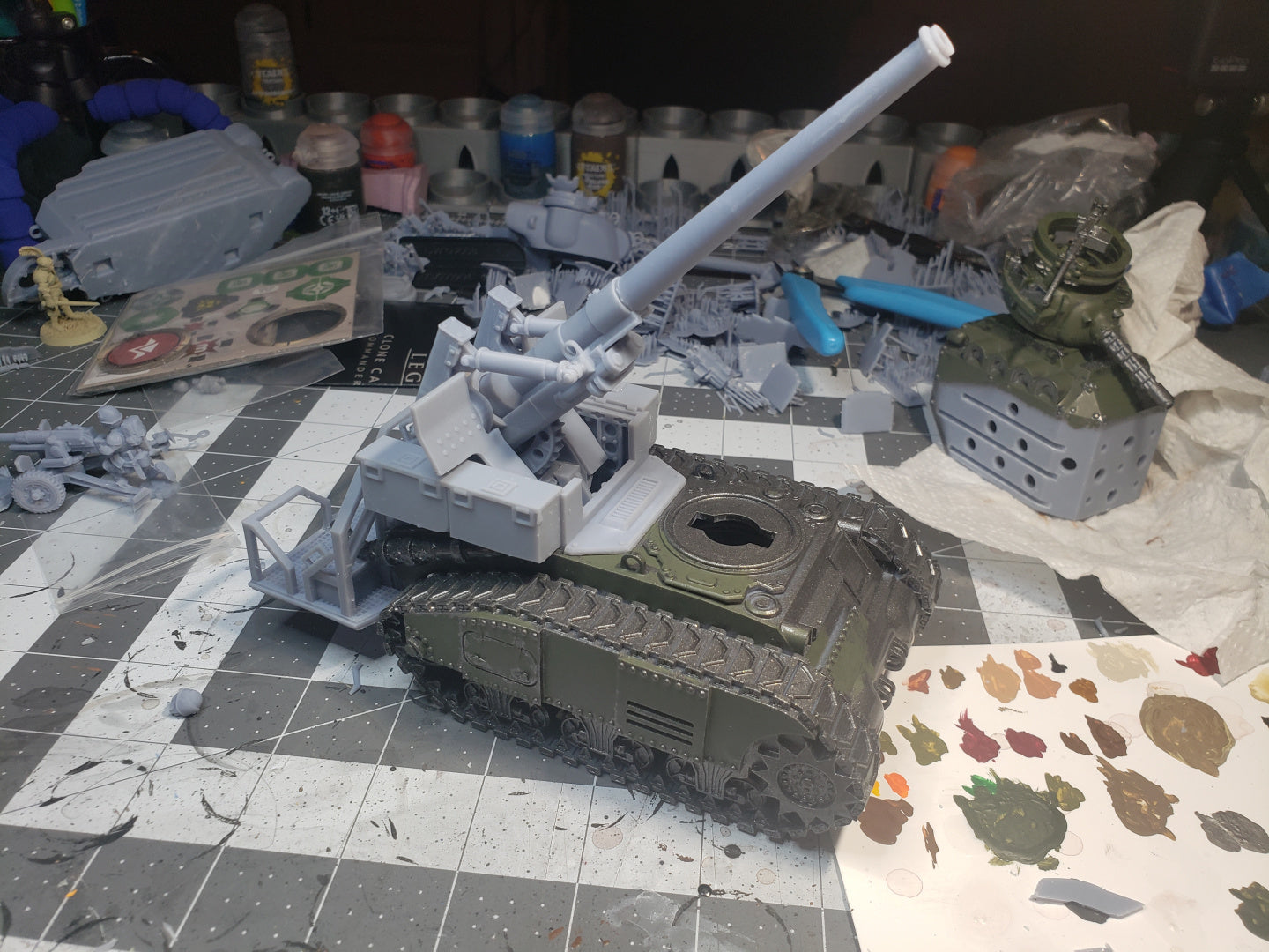 Imperial Artillery Tank of the Starborne Guard M48D2 Artillery Carrage