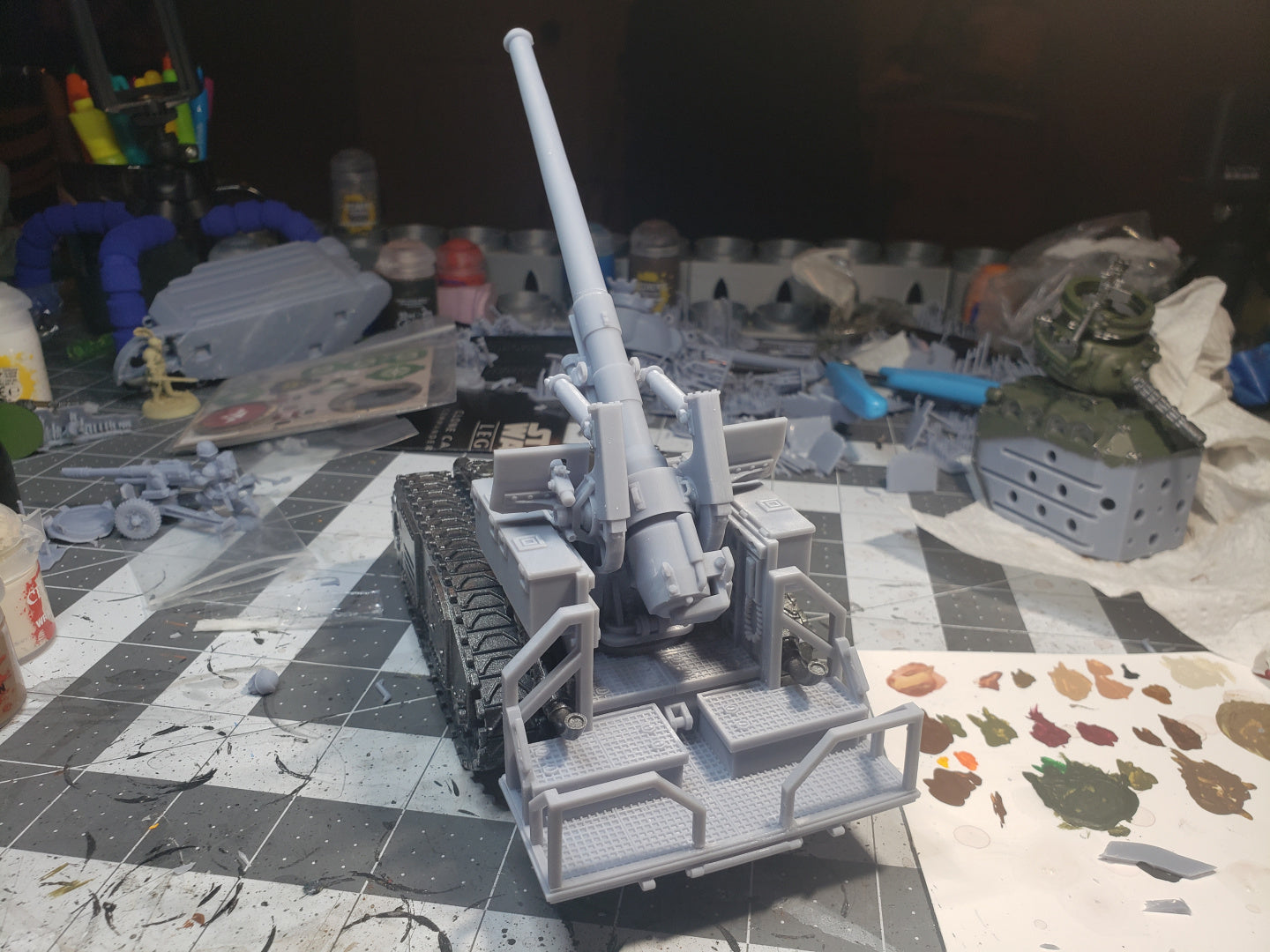 Imperial Artillery Tank of the Starborne Guard M48D2 Artillery Carrage