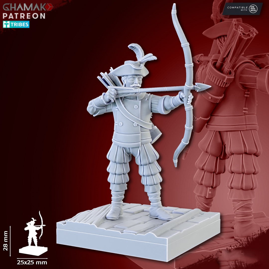 Armies of the Old Empire - Bowmen x 10, Infantrymen